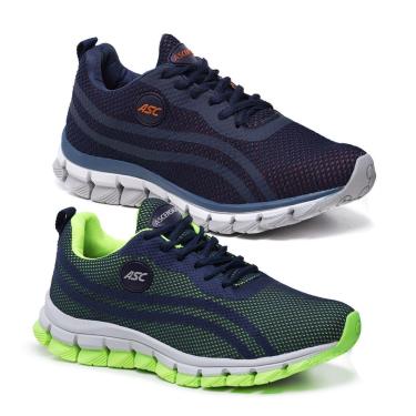 Imagem de Kit 2 Tênis O Equilíbrio Perfeito entre Conforto e Performance Cor:;Gênero:Masculino;Tamanho:34-Masculino