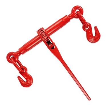 Imagem de AYMMIC Fichário de carga de corrente de 5/40.6 cm-3/20.3 cm, fichários de corrente têm limite de carga operacional de 2,4 kg, amarram cargas pesadas ao caminhão ou reboque de mesa, carga de reboque