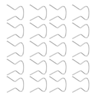 Imagem de Janela Planejada Clipes de Retenção Conjunto | 20pcs A Janela da Porta da Porta Lida Com Os Clipes de Metal Substituição para | Certifique -se de Fixação Adequada das Alças da Sua Janela