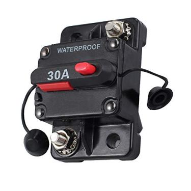 Imagem de Disjuntor de carro à prova d'água MASO 30 Amp com reinicialização manual, adequado para motor automotivo, carro, barco, bicicleta, áudio estéreo, 12V-24V DC