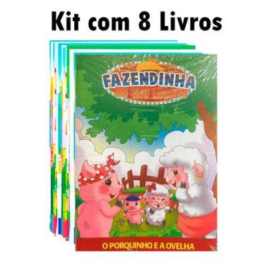 Imagem de Kit com 8 livrinhos infantis - Fazendinha do Seu Lobato