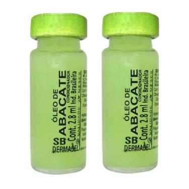 Imagem de VITAMINA CAPILAR AMPOLA ÓLEO ABACATE 2 UN 2,8 ML DERMABEL