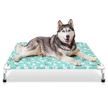 Imagem de Cama elevada para cães Modorki Pet Berço para cães grandes em ambientes internos/externos