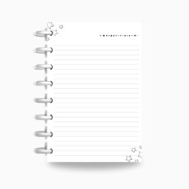 Imagem de Refil Para Caderno de Disco Sistema Inteligente | Há Estrelas (M+ 10 Furos)