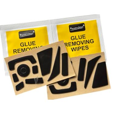 Imagem de Mars Fox Patins de rato para Cyborg Mad catz R.A.T.4/6 / 8 / POR S + / & R.A.T.3/5 / 7/9 Saitek (2 conjuntos) - Espessura 0,7 mm (para RAT3/5/7/9/M.M.O.7 Series Saitek)