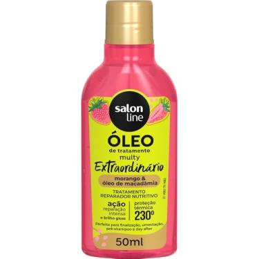 Imagem de Salon Line, Óleo Capilar de Tratamento, Multy Extraordinário, Cachos dos Sonhos, Morango e Óleo de Macadâmia - Para Todos os Tipos de Cabelos, 50ml
