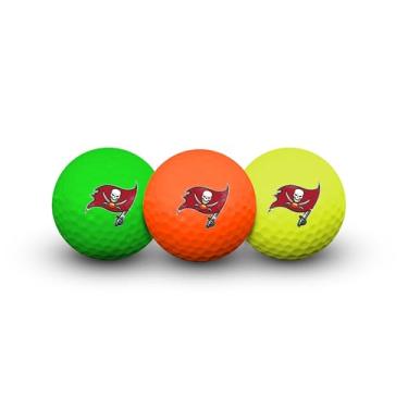 Imagem de Team Effort Pacote de bolas de golfe multicoloridas com 3 NFL Tampa Bay Buccaneers