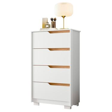 Imagem de Cômoda Sole 4 Gavetas Branco-freijó - Móveis Albatroz Branco-freijó