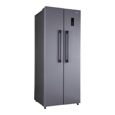 Imagem de Geladeira Refrigerador HQ Frost Free Side By Side 460 Litros Cinza HQ-