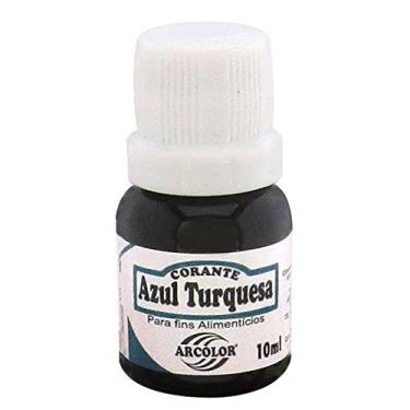 Imagem de Corante Líquido Alimentício 10ml - Azul Turquesa