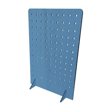 Imagem de Suporte de exibição de pegboard para joias, feiras de artesanato, venda, eventos de fornecedores, ferramentas, organizador de acessórios para quadro de pinos, grande, 24,8 cm C x 11 cm L x 35,5 cm A