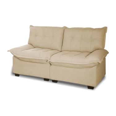 Imagem de Sofá 2 Lugares Coliseu Linho Bouclê Bege - King House