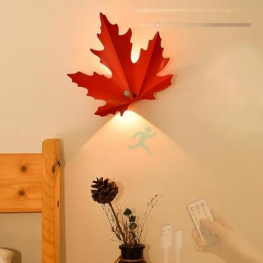 Imagem de GZZBMY Luzes de parede LED recarregáveis com sensor de movimento interior regulável arandela com controle remoto alimentado por bateria lâmpadas de parede sem fio para sala de estar quarto corredor