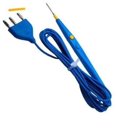 Imagem de Caneta Para Bisturi Elétrico Estéril Ponta Aço Inox Baisheng