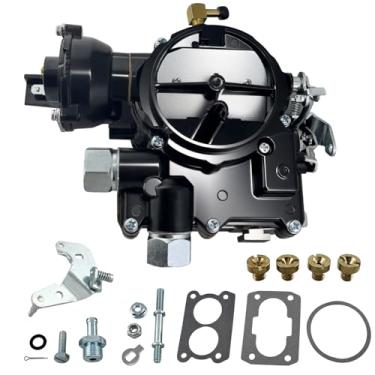 Imagem de Carburador marinho 8M0045397, 2 cilindros, adequado para Mercruiser 3.0 2,5 L, carburador, motor de 4 CYL com jatos elétricos de estrangulamento de ligação longa e porca de junta de substituição 3310