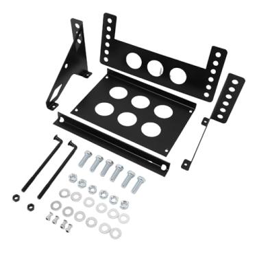 Imagem de Aramox Parafuso Ajustável na Bandeja de Bateria, Suporte de Caixa de Montagem de Metal Segura, Tinta Retardante, para Picape de Trailers de Trailers de Acampamento SUV Com Veículo Com