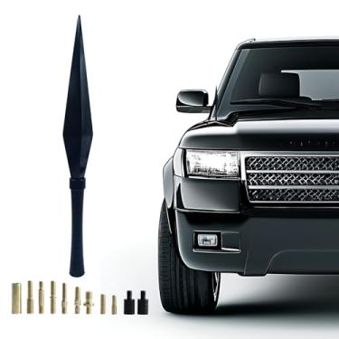 Imagem de Antena de carro em forma de dardo para SUV/caminhão/Jeep | Acabamento de alto brilho | Alumínio aeronáutico e revestimento anticorrosão | Design à prova de intempéries | Recepção AM/FM aprimorada -20