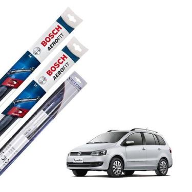 Imagem de Kit Palheta Dianteira E Traseira Spacefox 2006 2007 2008 09 - Bosch