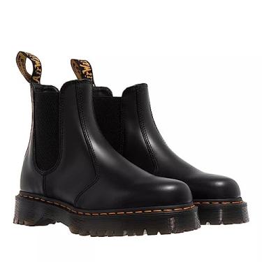 Imagem de Dr. Martens Bota Chelsea unissex 2976 Bex Smooth Leather, Preto, 11 Women/10 Men