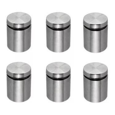 Imagem de Prolongador Inox 19X25Mm Vidro Madeira Esc/Pol Kit4 Unid - AGS