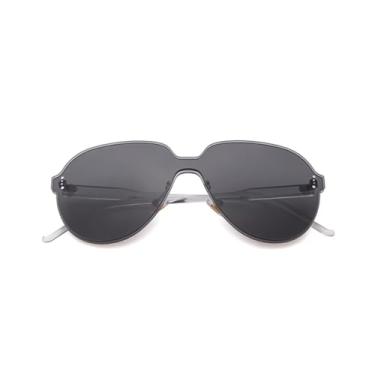 Imagem de VFDHN Óculos de sol sem aro femininos e masculinos, vintage, peça única, UV400, óculos de sol sem armação para dirigir (1)