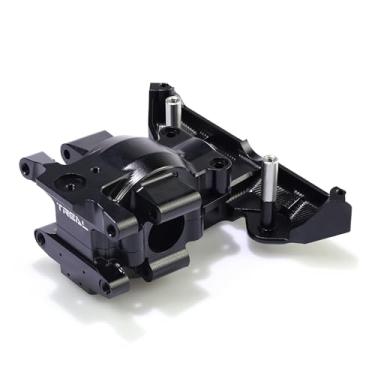 Imagem de TREAL 7075 Aluminum Front Gearbox Set - CNC Billet Upgrade Parts for Traxxas 1/16 Mini Maxx Mini XRT(Black)