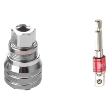 Imagem de BYYINGSUS Soquete de tamanho ajustável novo 10-19 mm tamanho ajustável soquete mágico/extensão de soquete/40 engrenagens 3/8 conjunto de ferramentas chave catraca