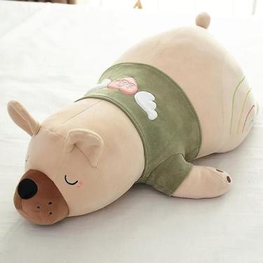 Imagem de 60cm bonito leão polar urso pelúcia brinquedos kawaii panda cão gato p