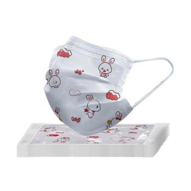 Imagem de Máscara de impressão 10pc Crianças Homem Mulher Máscara facial descart