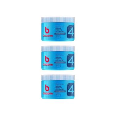 Imagem de Gel Fixador Bozzano 300G Azul - Kit Com 3Un