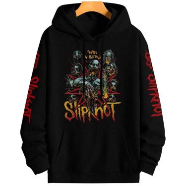 Imagem de Moletom com capuz Slipknot 223 Floki Oversize para homens