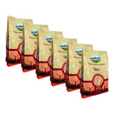 Imagem de Kit 6X: Feijão Carioca Orgânico Biorgânica 500g
