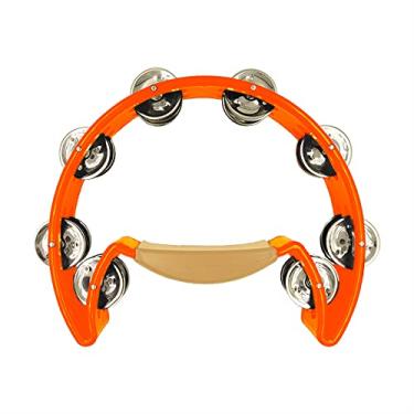 Imagem de Pandeirola Meia Lua Liverpool Laranja Neon Profissional