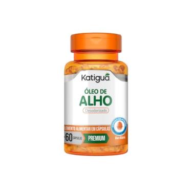 Imagem de Katiguá, Óleo de Alho, Desodorizado, Sem sabor, 60 Cápsulas Soft Gel • 30 doses, Laranja