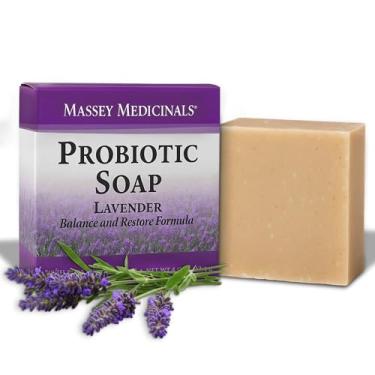 Imagem de Candida Freedom Sabonete probiótico Massey's Lavender Bliss – Presente ideal para uma experiência de spa – Perfeito para homens e mulheres – Melhore sua lavagem diária com esta barra revigorante de