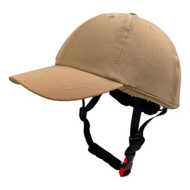 Imagem de menolana Chapéu de capacete de bicicleta leve e casual, chapéu de sol versátil para ciclismo, boné de beisebol para atividades ao ar livre e viagens, Amarelo, M