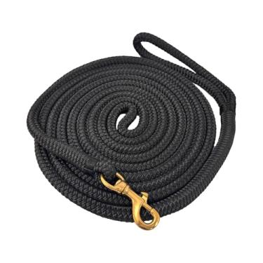 Imagem de predolo Corda para Cavalo, Fixação Rápida, Resistente, Antiderrapante, Rédea Longa, Linha de Estocada para Desempenho Equino para Cavalos