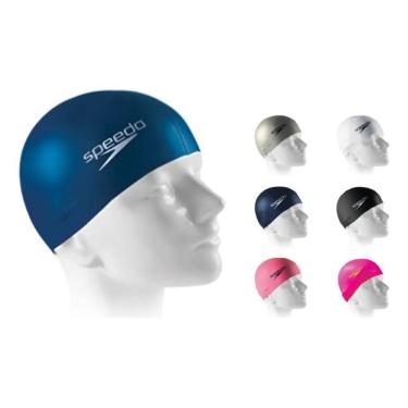 Imagem de Touca Natação Speedo Flat Cap Azul Royal