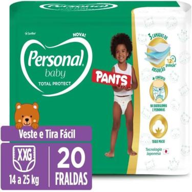 Imagem de Fralda Descartável Personal Pants Baby Total Protect XXG 20 Unidades