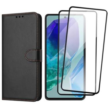 Imagem de Capa Carteira Full Cover + 2 Películas 3D para Samsung Galaxy M55
