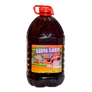 Imagem de Xarope De Guaraná Natural Santa Luzia 5 Litros Faz 45 Litros