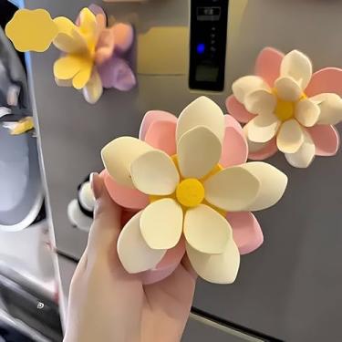 Imagem de 1 clipe magnético de geladeira com mola para armazenamento de lanches, conjunto de selagem de sacos de alimentos – ideal para sacos de leite em pó (rosa)