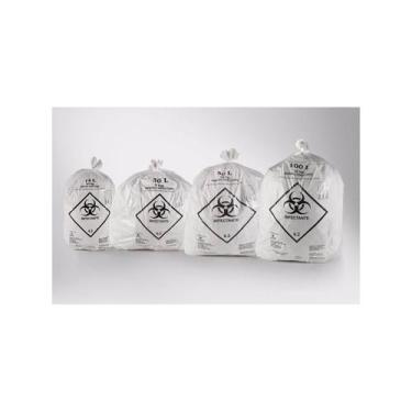 Imagem de Saco De Lixo Infectante 15 Litros Branco + Barato Cor:branco - Higipac