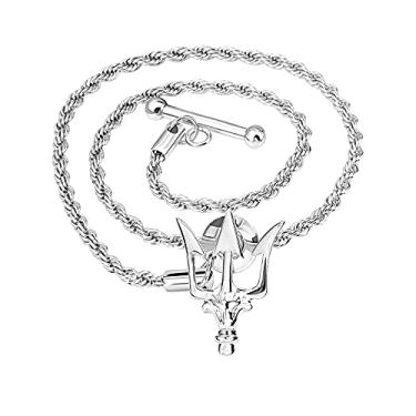 Imagem de YYBONNIE Corrente de lapela para homens broche com corrente pendurada fantasia terno camisa smoking colar pino lapela acessórios masculinos, Latão Metal Aço inoxidável, Cristal