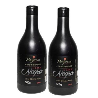 Imagem de Kit Matizador Shampoo Lama Capilar Tons Escuros - Maycrene, 2cond
