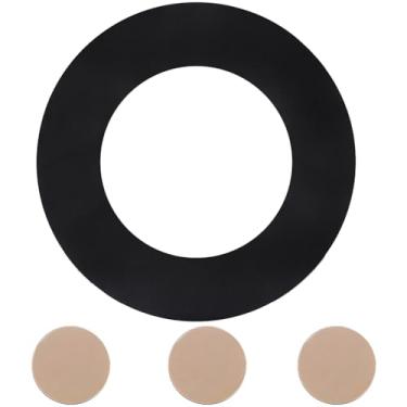 Imagem de LUMINFLY Borracha Eva adesiva dupla face com tapete redondo, protetor de piso para cadeira reclinável antiderrapante e adequado para azulejos mais madeira