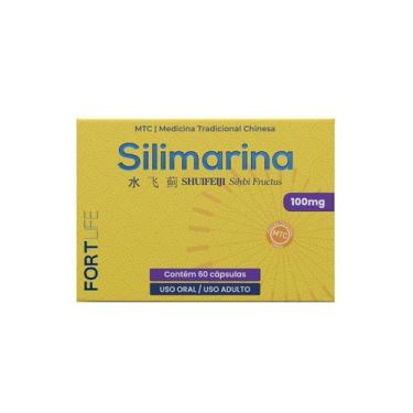 Imagem de Silimarina 100mg 60 Cápsulas FortLife Suplemento Alimentar - Fortlife 