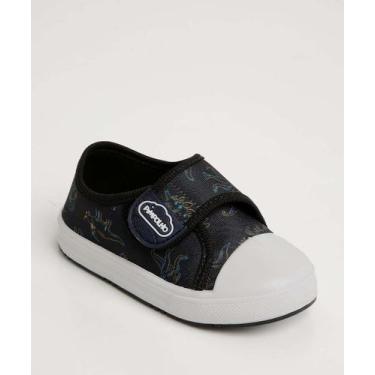 Imagem de Tênis Infantil Casual Dinossauros tiras autocolantes Pimpolho-78085, P