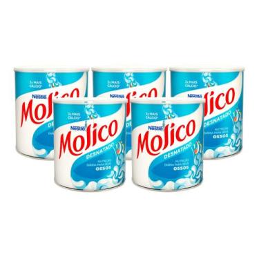 Imagem de Leite Em Pó Desnatado Molico Total Cálcio Nestlé 280G 5Un