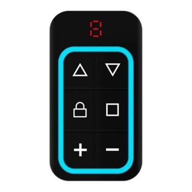 Imagem de XLWLLNJ Controle Remoto Compacto para Portão de Garagem com 8 Botões, Função de Substituição, Transmissor PP para Acesso Diário à Propriedade, Azul, Tamanho real